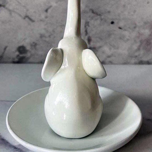 Elephant Wedding Ring Holder Tray Decorative Jewelry Holder, Trinket Tray/Dish - Picture 7 of 10